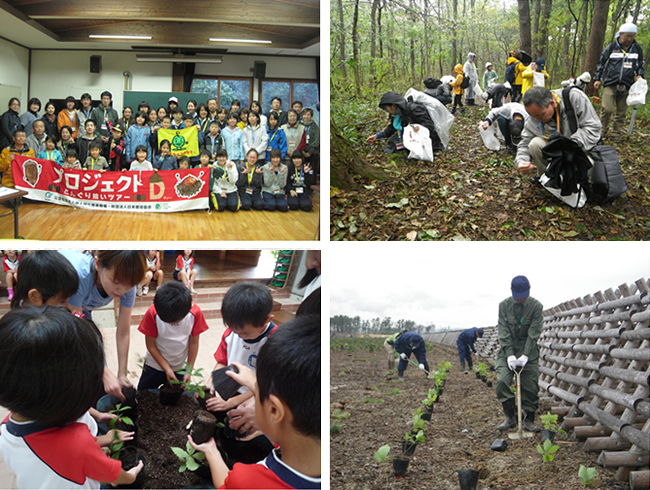 福島県のどんぐりが里帰り 横浜市の小学生がどんぐりの苗木をいわき市で植樹